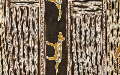 Special Tour of "Maḏayin: Eight Decades of Aboriginal Australian Bark Painting from Yirrkala" with Henry Skerritt and Jordan Love
